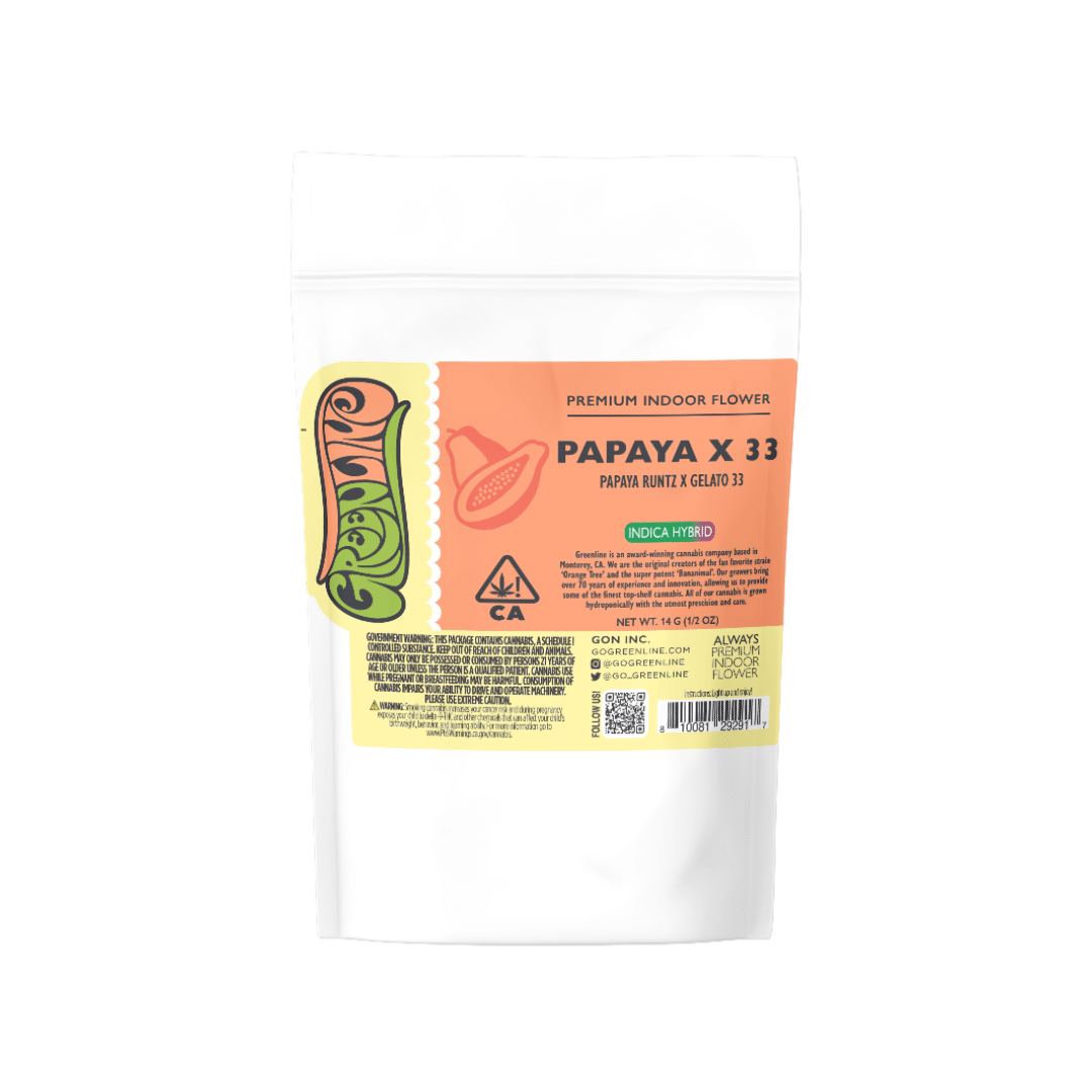 Papaya X 33 Half Ounce Bag