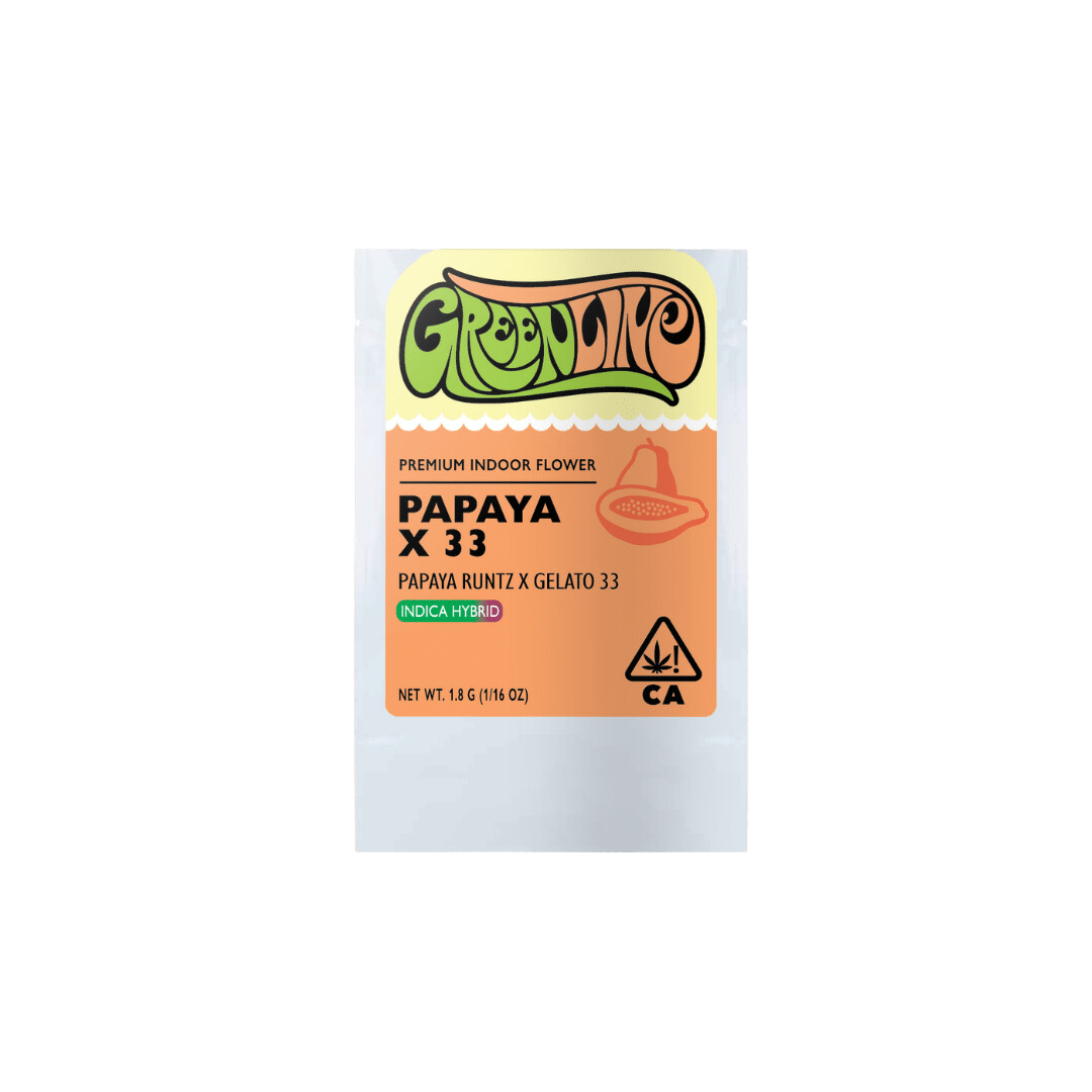 Papaya X 33 Teenth bag - transparent bg