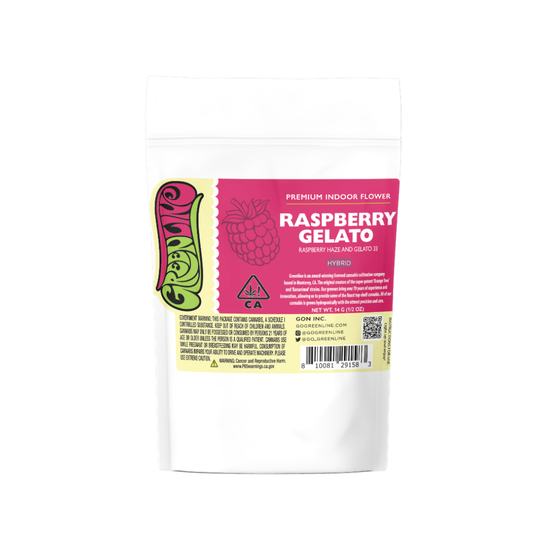 Raspberry Gelato Half oz bag